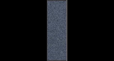 vidaXL - Deurmat - 60x180 - cm - blauw