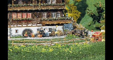 Faller - 4 Tuin- en weidehekken, 2360 mm - modelbouwsets, hobbybouwspeelgoed voor kinderen, modelverf en accessoires