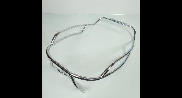 Protection arrière pour scooter Piaggio 50 Vespa Lx Touring 2012 602896M Chromé