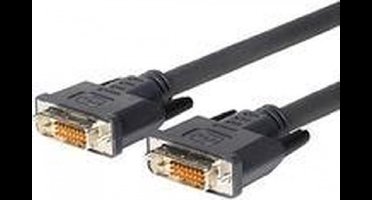 Microconnect 5m DVI-D m/m DVI kabel Zwart