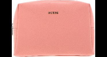 GUESS Toilettas Top Zip Cosmetic Bag Pale Rose Roze