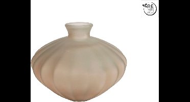 3R Vaas Solitary mat beige glas 19x19x14cm.