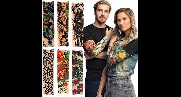 Boland - Tatoeage mouw Stoer - Volwassenen - Unisex - Biker - Punk en Aso