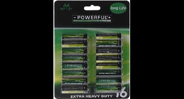 Nampook Batterijen AA 16 stuks Long Life