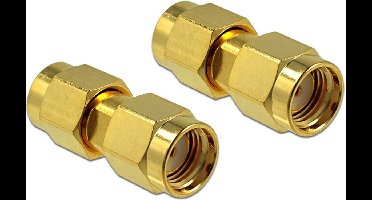 RP-SMA (m) - RP-SMA (m) koppelstuk - 50 Ohm