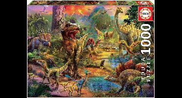 Educa - Puzzle 1000 - Land of Dinosaurs (017655)