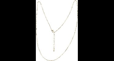 Ketting, L: 80 cm, d 1 mm, verguld, 1 stuk