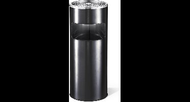 Durable 3330 333001 Afvalbak 17 l (l x b x h) 305 x 302 x 687 mm Zwart Met asbak 1 stuk(s)