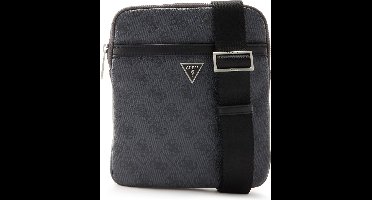 Guess Schoudertas Heren - Crossbodytas - Vezzola - Imitatieleer - Zwart