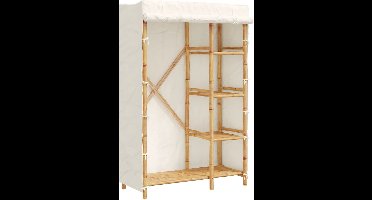 vidaXL - Kledingkast - 110x45x170 - cm - bamboe