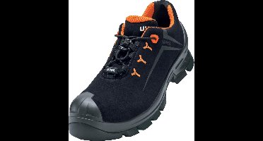 Uvex 2 Halbschuhe S3 65281 Schwarz, Orange (65281)-49 (Weite 10)