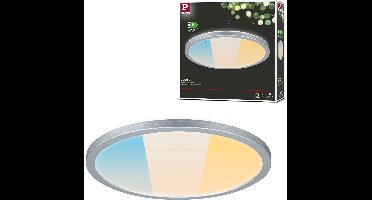 LED-paneel Atria Shine White Select IP44 rond 298mm 14,8W 2250lm 3000 - 6500K Chroom mat