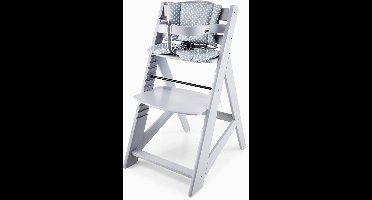 Core® Kinder Eetstoel - Babystoel Voor Aan Tafel Met Dienblad - Baby Stoel Voor Eten - Grijs - 32cm x 44cm x 87cm