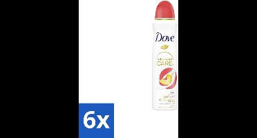 Dove Deodorant Spray Perzik 150 ml - Voordeelverpakking - 6 stuks