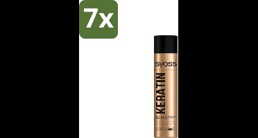 Syoss – Haarspray – Keratin Hold 4 – 400 ml - Bulkverpakking - 7 stuks