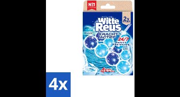 Witte Reus Toiletblok Kracht Actief Oceaan 2 stuks per verpakking - Voordeelverpakking - 4 stuks