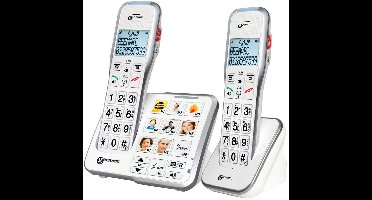 Geemarc Amplidect 595 Foto Duo seniorentelefoon – draadloos – 2 handsets