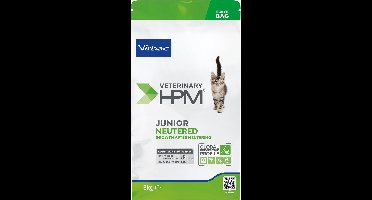Virbac HPM Veterinary Junior Neutered Cat - Kattenvoer - 3 kg
