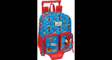 Schoolrugzak Spider-Man Blauw Rood 22 x 27 x 10 cm