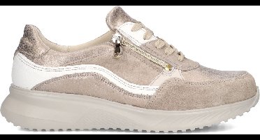 Waldläufer Janka Sneakers - Leer - Dames - Goudkleurig - Maat 37