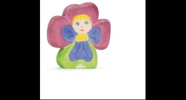 Ostheimer speelfiguur bloemenkind viooltje van karton multicolor.