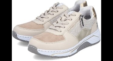Rieker Dames Sneaker Low Sneaker Casual Comfortabel Memory-Foam 53101-60 Beige