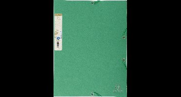 Exacompta 25x FOREVER® Elastomap 3 kleppen uit gerecycleerd karton 380g/m2 - A4 - Donkergroen - 56983E