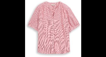 Tom Tailor - Plus Size - Katoenen blouse - Maat 50 - cozy pink