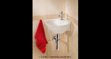 Wiesbaden Porta fonteinset compleet 35x35cm keramiek wit