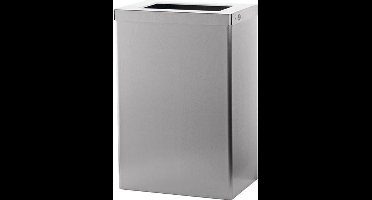 Open RVS vuilnisbak met uitneembaar frame Ophardt Hygiene SanTRAL EBU