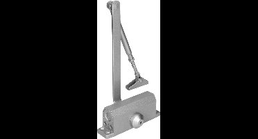 AXA Deurdranger - 7505 Compact - Deursluiter voor binnen - Tot 40 kg - Met instelbare sluitsnelheid en eindslag - Grijs