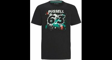 T-shirt Mercedes Heren F1 Fw George #63 T-shirt Zwart Zwart - M