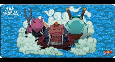 Naruto Shippuden - Gaming Muismat XL - Toads From Mount Myoboku
