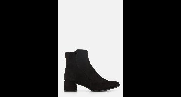 Marco Tozzi Enkellaarsjes zwart Textiel - Dames - Maat 42