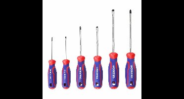 WorkPro 6 tlg Universeel Schroevendraaierset PH0, PH1, PH2