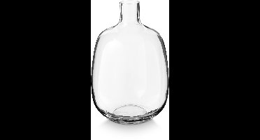 vtwonen Vaas - Bloemenvaas van Glas - Transparant - 27x39.5cm