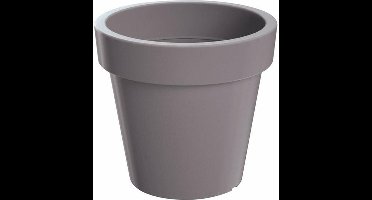 Prosperplast Bloempot/plantenpot voor binnen en buiten - D60 x H52 cm - steengrijs - kunststof