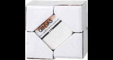 ArtistLine canvas schilderij speelgoed met zilveren lijst 10x10 cm.