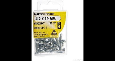 Spaanplaatschroeven Lenskop Pozidriv Verzinkt 4.2x19mm