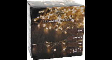 Svenska Living Kerstverlichting - cluster - 100 LEDs - warm wit - Clusterverlichting - kerstverlichting