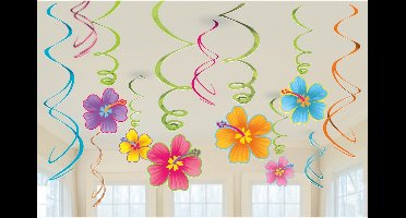 RIETHMULLER - 12 Hawaiiaanse decoraties