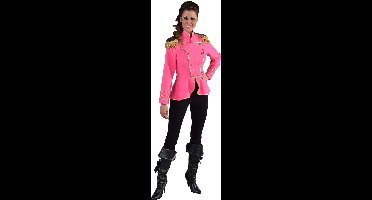 Leger & Oorlog Kostuum | Cavalerie Uniform Jas Roze Vrouw | XL | Carnaval kostuum | Verkleedkleding