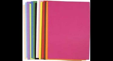 Foam Vellen, A3, vel 297x420 mm, dikte 2 mm, diverse kleuren, 30 div vellen