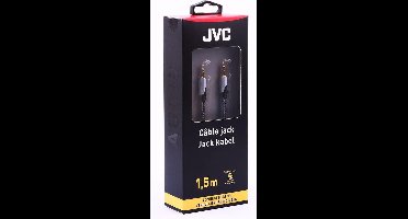 JVC analoge audiokabel JACK 3.5MM M/M 1.5M