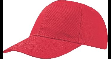 Atlantis Start 6 Panel Baseball Cap (Pakket van 2) (Rood)