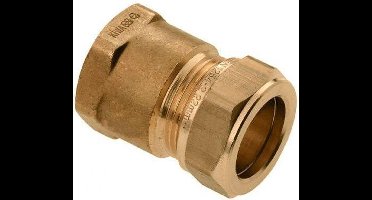 Bonfix Knel schroefbus 1/2" bi.x15 mm messing