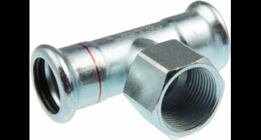 VSH Xpress T-stuk 54 x 1/2" x 54 mm staal (pers x binnendraad x pers) - 6202878