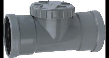 Wavin PVC manchet ontstoppingsstuk met schroefdeksel mof/mof 125 mm