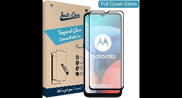 Just in Case screenprotector geschikt voor Motorola Moto E7 - Screenprotector Full Cover Gehard Glas