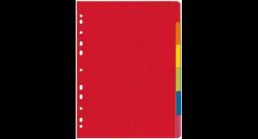 Herlitz register - A4 - manilla karton - intensief gekleurd karton - 10st.